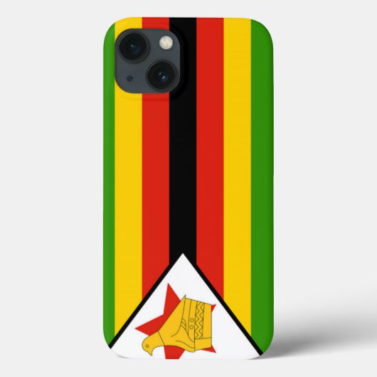 Flagge Simbabwes Case-Mate iPhone Hülle (Rückseite)