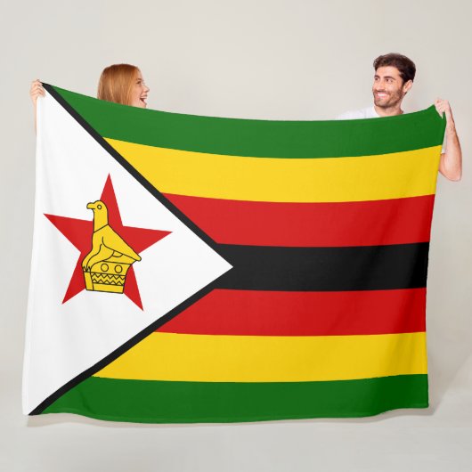 Flagge Simbabwes Fleecedecke (Beispiel)