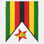 Flagge Simbabwes Fleecedecke (Vorderseite)