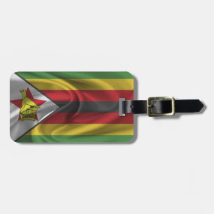 Flagge Simbabwes Gepäckanhänger