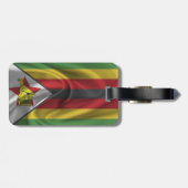Flagge Simbabwes Gepäckanhänger (Rückseite horizontal)