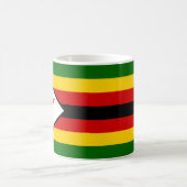 Flagge Simbabwes Kaffeetasse (Mittel)