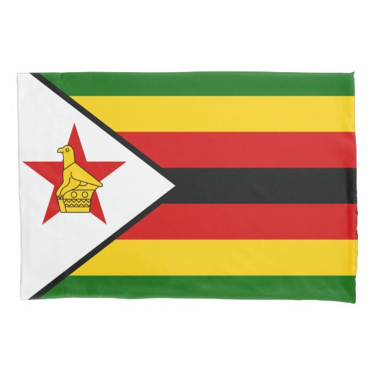 Flagge Simbabwes Kissenbezug (Vorderseite-Links)