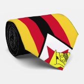Flagge Simbabwes Krawatte (Gerollt)