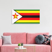 Flagge Simbabwes Leinwanddruck (Insitu (Wohnzimmer))