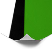 Flagge Simbabwes Poster (Ecke)