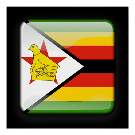 Flagge Simbabwes Poster (Vorderseite)