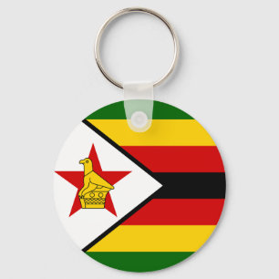 Flagge Simbabwes Schlüsselanhänger