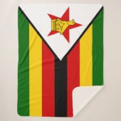 Flagge Simbabwes Sherpadecke (Vorderseite)