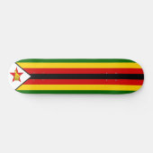 Flagge Simbabwes Skateboard (Horizontal)