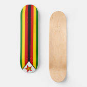 Flagge Simbabwes Skateboard (Vorderseite)