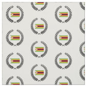 Flagge Simbabwes Stoff (Muster)