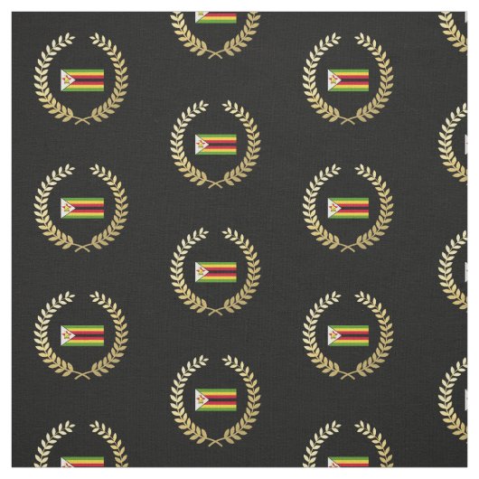 Flagge Simbabwes Stoff (Muster)