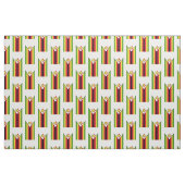 Flagge Simbabwes Stoff (Fat Quarter (45,7 x 55,9 cm))