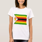 Flagge Simbabwes T-Shirt (Vorderseite)