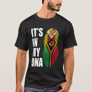 Flagge Simbabwes und Vanuatuan-Mix T-Shirt