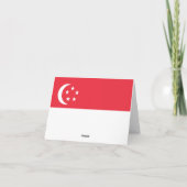 Flagge Singapurs (Rückseite)