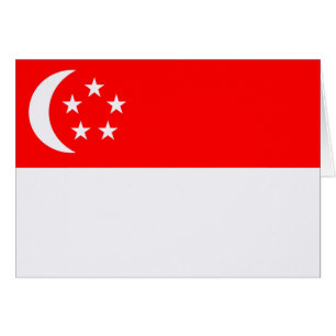 Flagge Singapurs