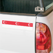 Flagge Singapurs Autoaufkleber (Auf Lkw)