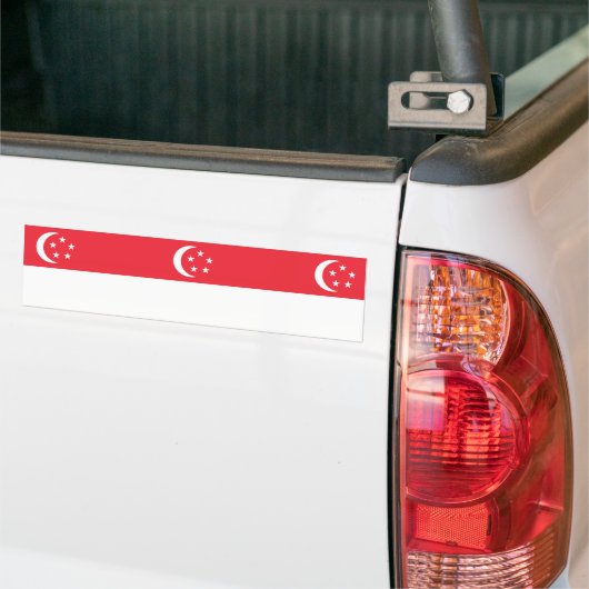 Flagge Singapurs Autoaufkleber (Auf Lkw)