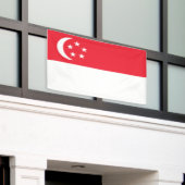 Flagge Singapurs Banner (Äußeres Gebäude)