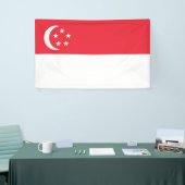 Flagge Singapurs Banner (Messeveranstaltung)