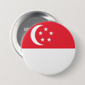 Flagge Singapurs Button (Vorne & Hinten)