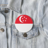 Flagge Singapurs Button (Beispiel)