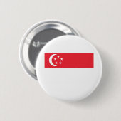 Flagge Singapurs Button (Vorne & Hinten)