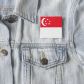 Flagge Singapurs Button (Beispiel)