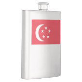 Flagge Singapurs Flachmann (Rechts)