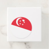 Flagge Singapurs Geschenkanhänger (Beispiel)