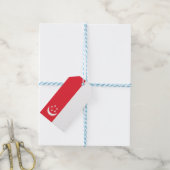 Flagge Singapurs Geschenkanhänger (Mit Garn)