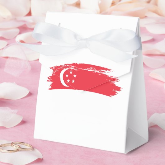 Flagge Singapurs Geschenkschachtel (Hochzeit)