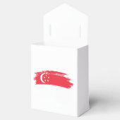 Flagge Singapurs Geschenkschachtel (Geöffnet)