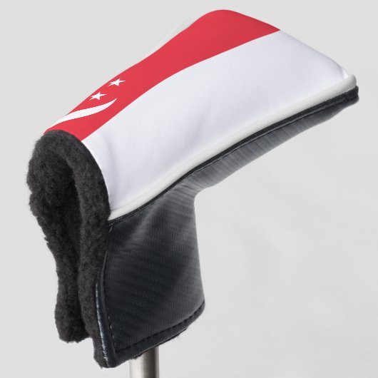 Flagge Singapurs Golf Headcover (3/4 Vorderseite)