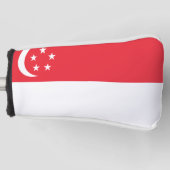 Flagge Singapurs Golf Headcover (Vorderseite)