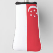 Flagge Singapurs Golf Headcover (Rotieren 90)