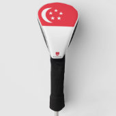 Flagge Singapurs Golf Headcover (Vorderseite)