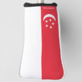 Flagge Singapurs Golf Headcover (Rotieren 90)