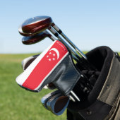 Flagge Singapurs Golf Headcover (In Situ)