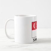 Flagge Singapurs Kaffeetasse (Links)