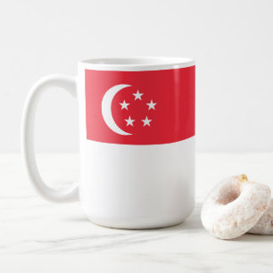 Flagge Singapurs Kaffeetasse
