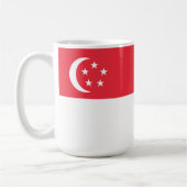 Flagge Singapurs Kaffeetasse (Links)