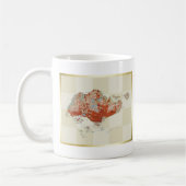 Flagge Singapurs + Karte Tasse (Links)