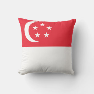 Flagge Singapurs Kissen