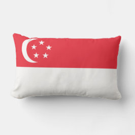 Flagge Singapurs Lendenkissen