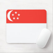 Flagge Singapurs Mousepad (Mit Mouse)