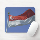 Flagge Singapurs Mousepad (Mit Mouse)