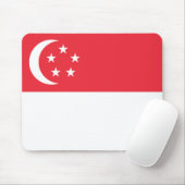 Flagge Singapurs Mousepad (Mit Mouse)